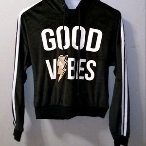 Good Vibes Black Hoodie